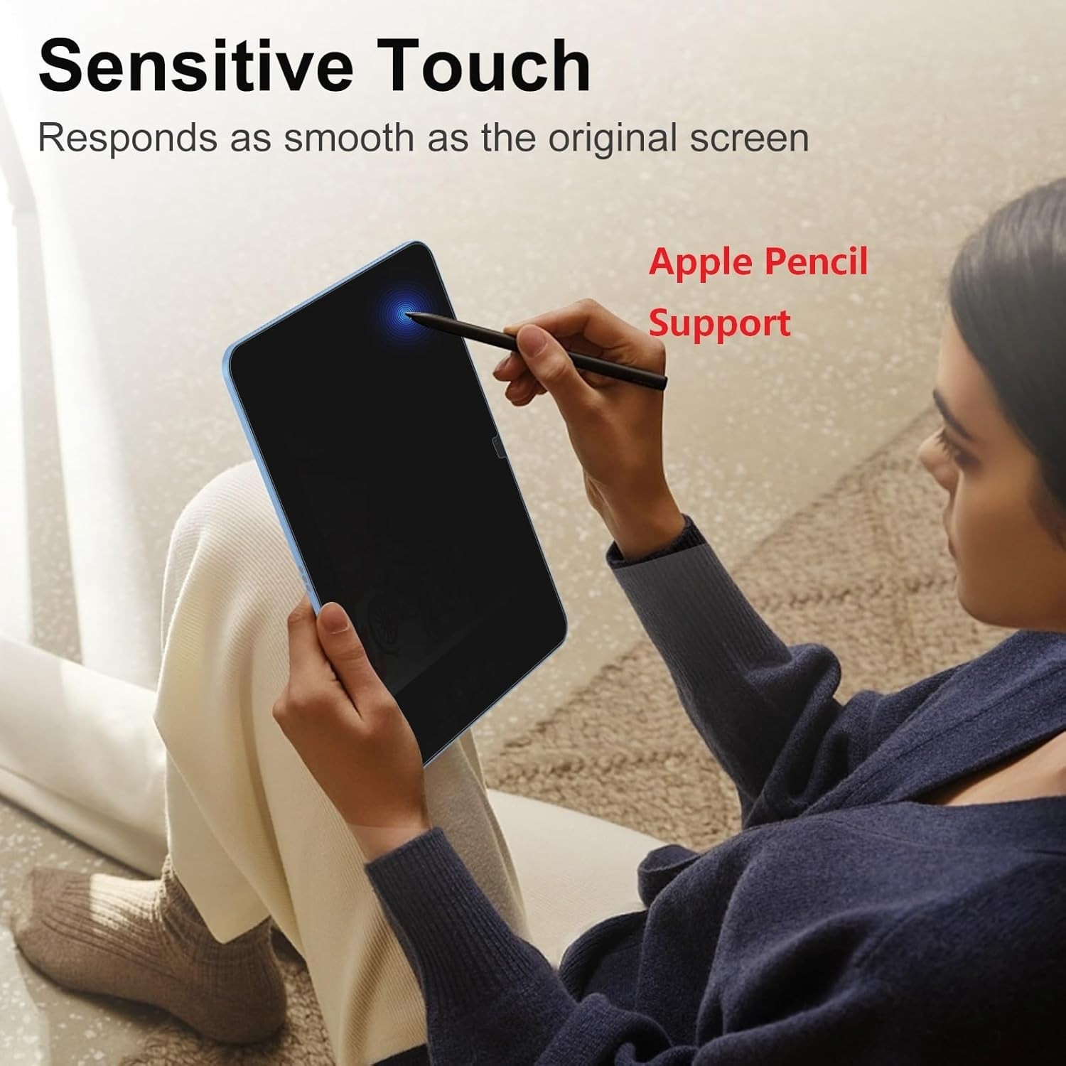 360° 4 Way Privacy Screen Protector for iPad A16 11th/ 10th Generation (11/10.9)