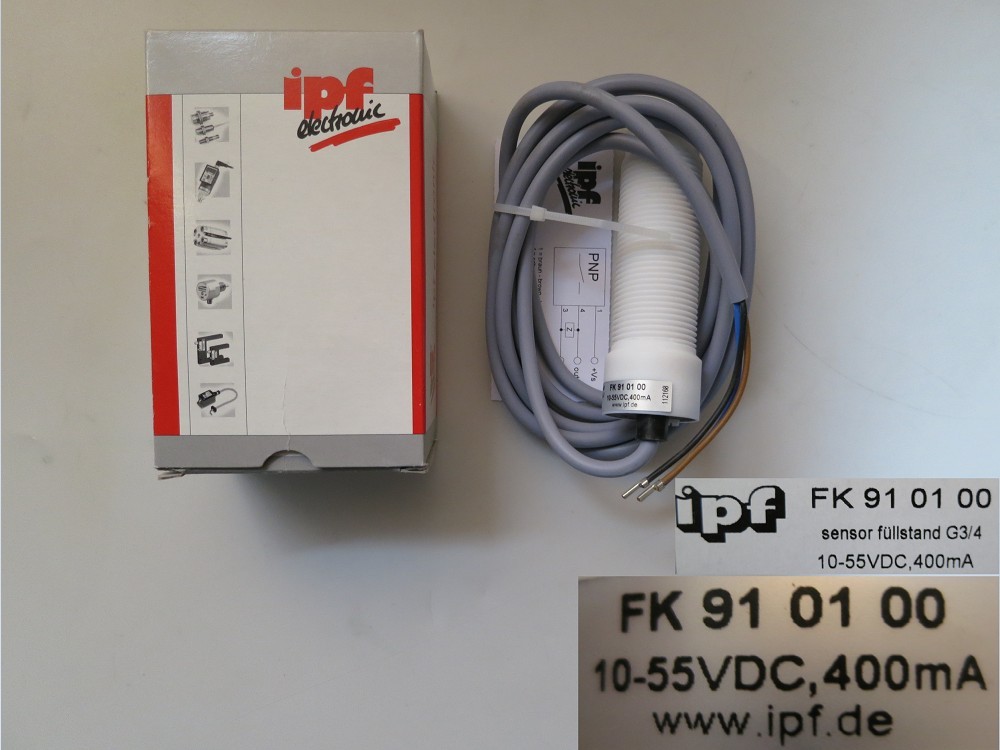 ipf electronic FK910100 Level Sensor G3/4 1-3 #3548
