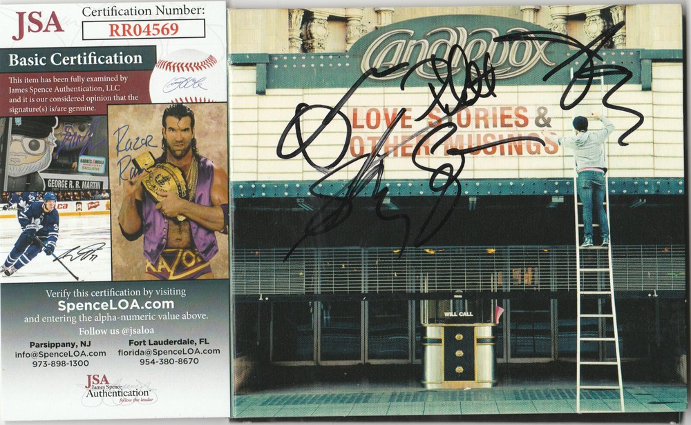 SIGNED CANDLEBOX AUTOGRAPHED CD ALL 5 CERTIFIED AUTHENTIC JSA COA # RR04569