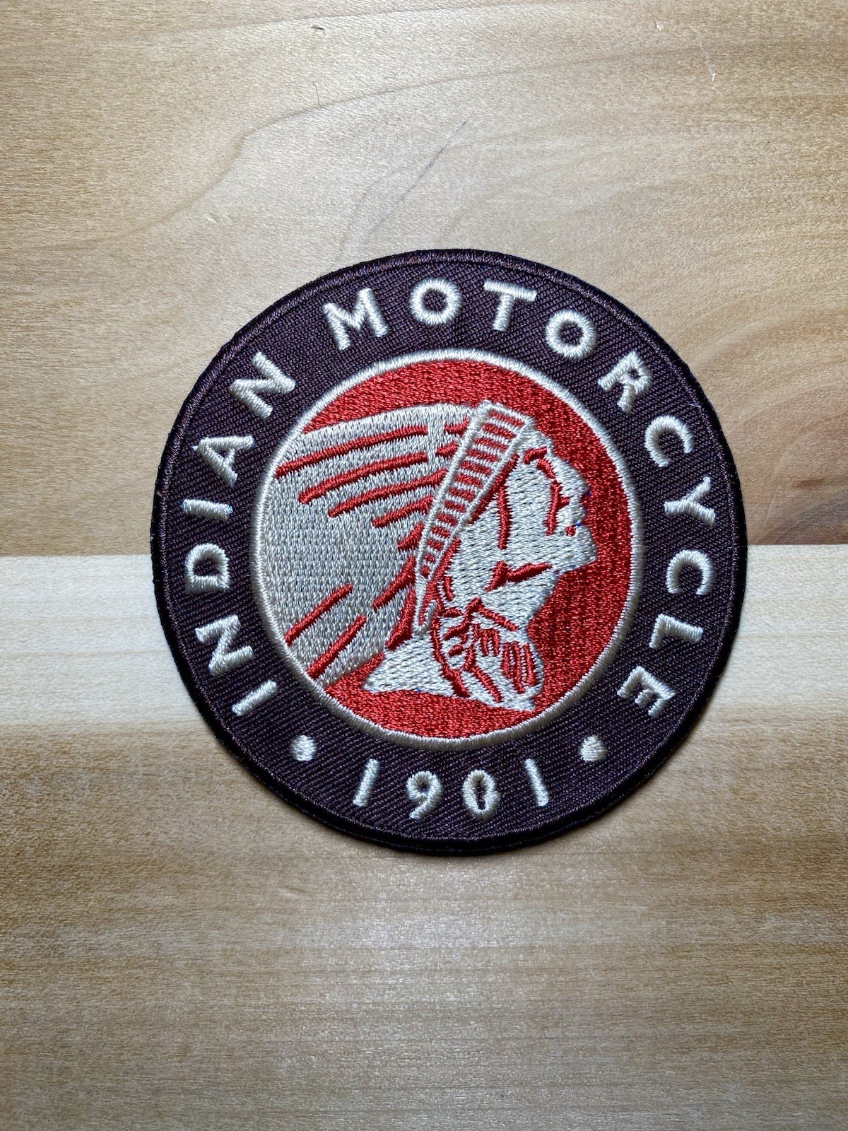 3” Indian Motorcycle Embroidered Iron On Patch