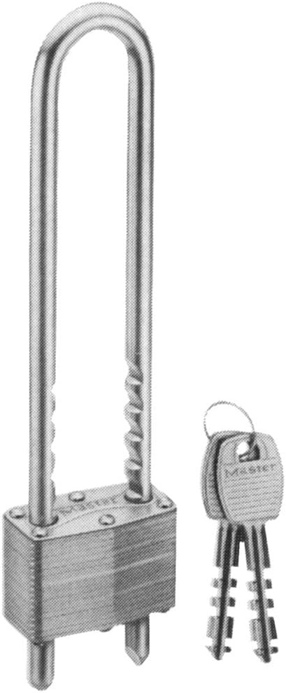 Silver Outdoor Laminated Padlock with Keys