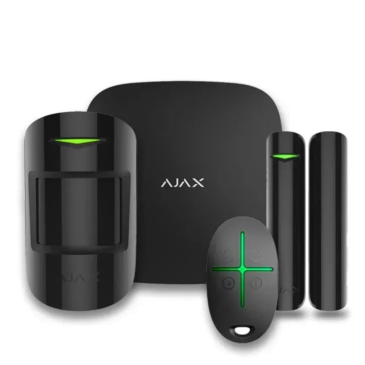 Wireless security alarm kit Ajax StarterKit black