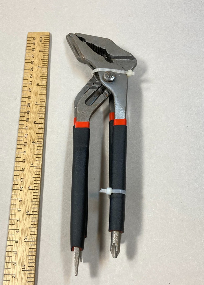 Raptor Pliers 2 Pc 10" Screwdriver Tip Handles
