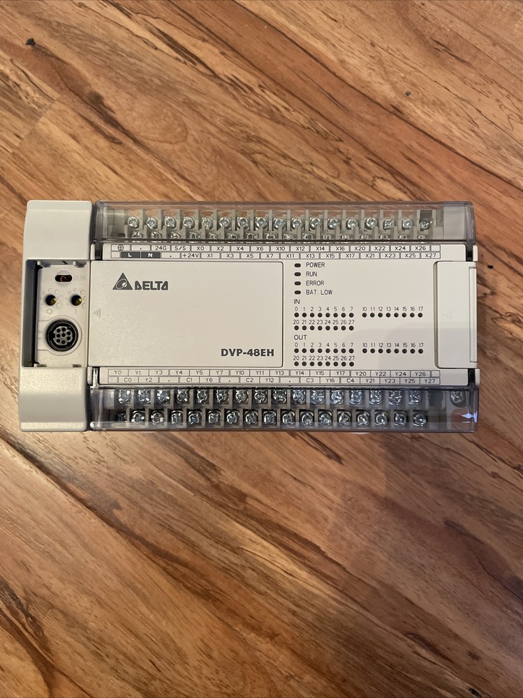 DELTA  DVP48EH00T3 PLC Module NPN Transistor Programmable Controller