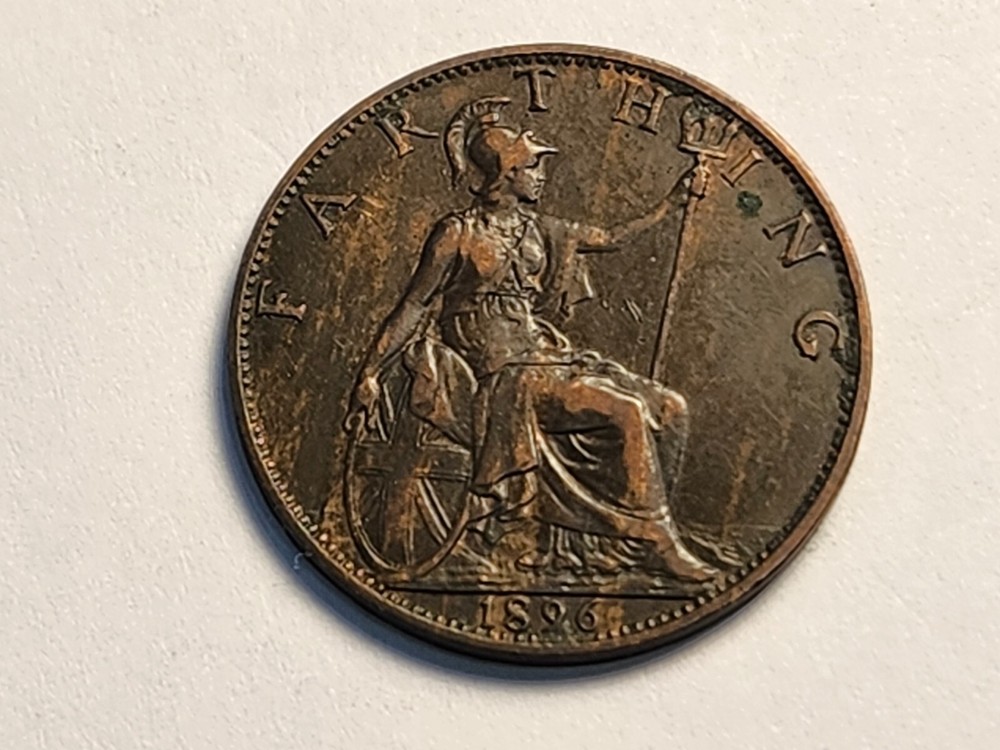 1896 Great Britain Farthing 1166