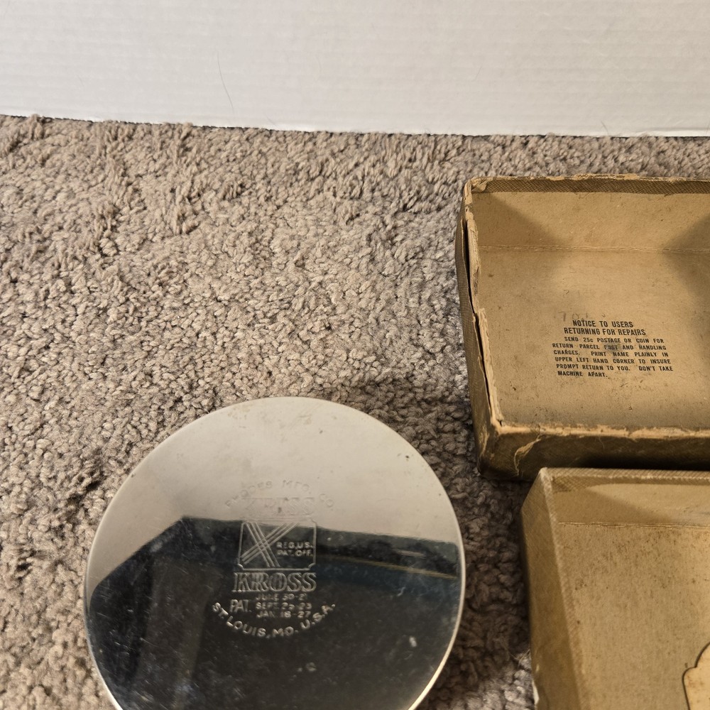 Kriss Kross Blade Razor Sharpener Vintage Stropper Tool