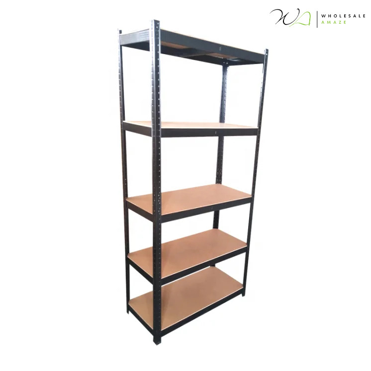 5 Tier Steel Racking Unit Heavy Duty Garage Warehouse Shelves