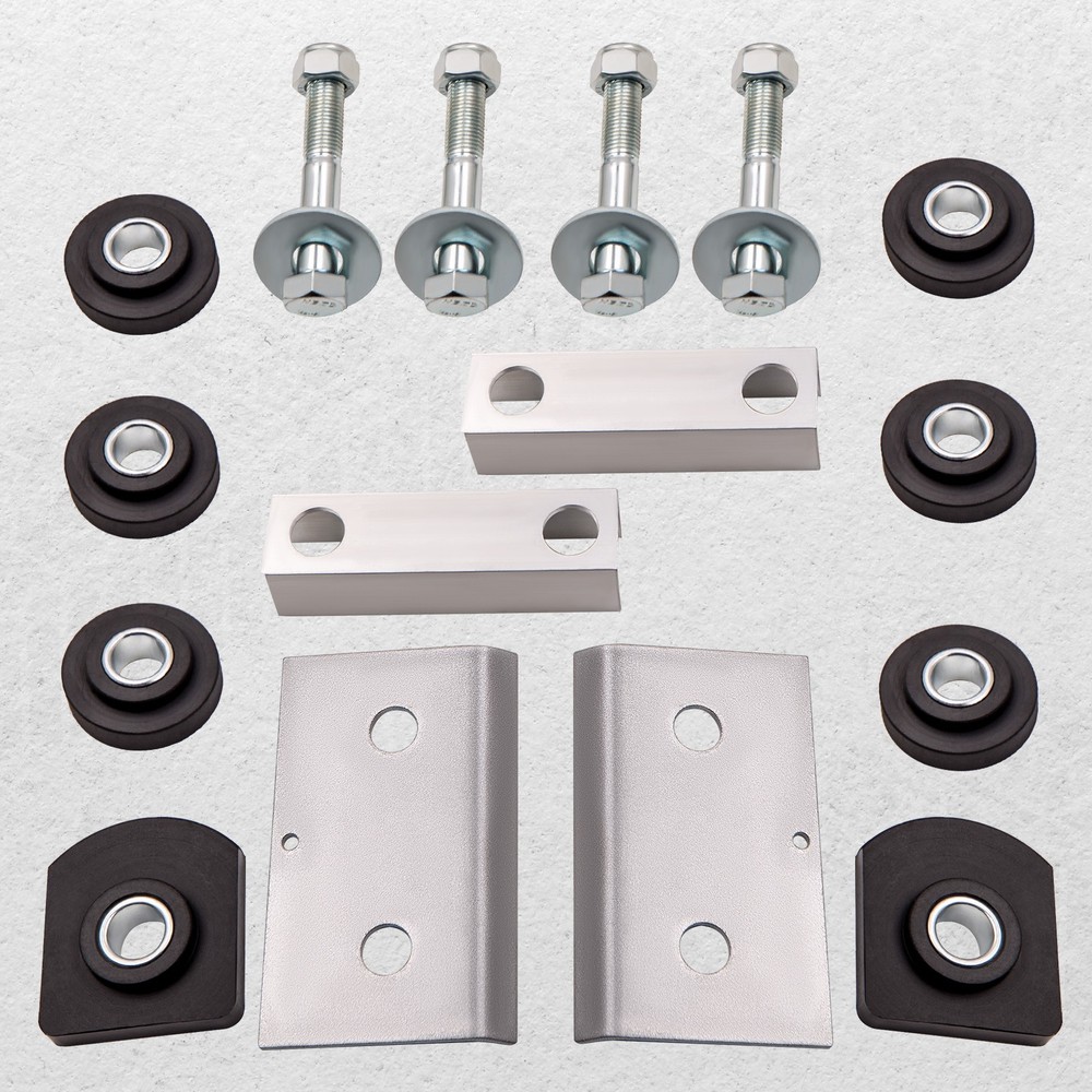 Hood Hinge Pivot Bushing & Mounting Bolt Complete Set For Peterbilt 379
