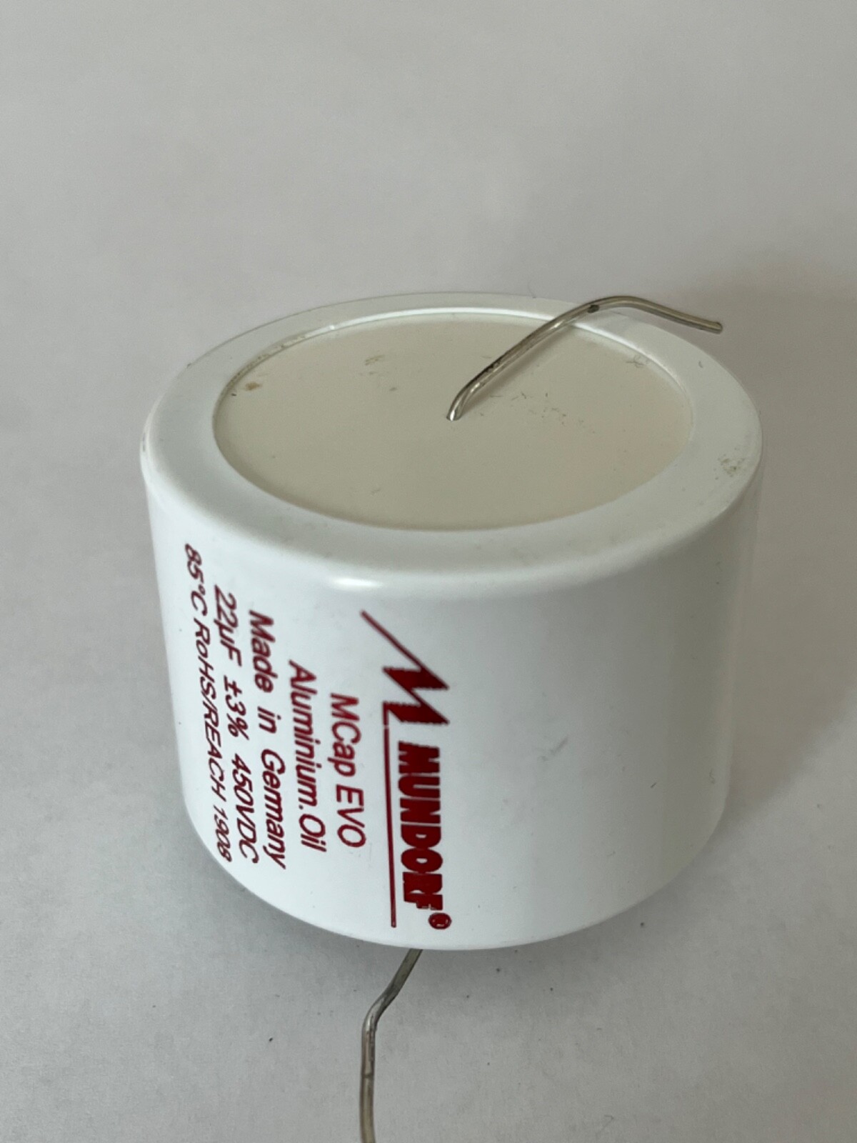 Mundorf MCap EVO Aluminum Oil Capacitor 22uf (22 uf) 450VDC