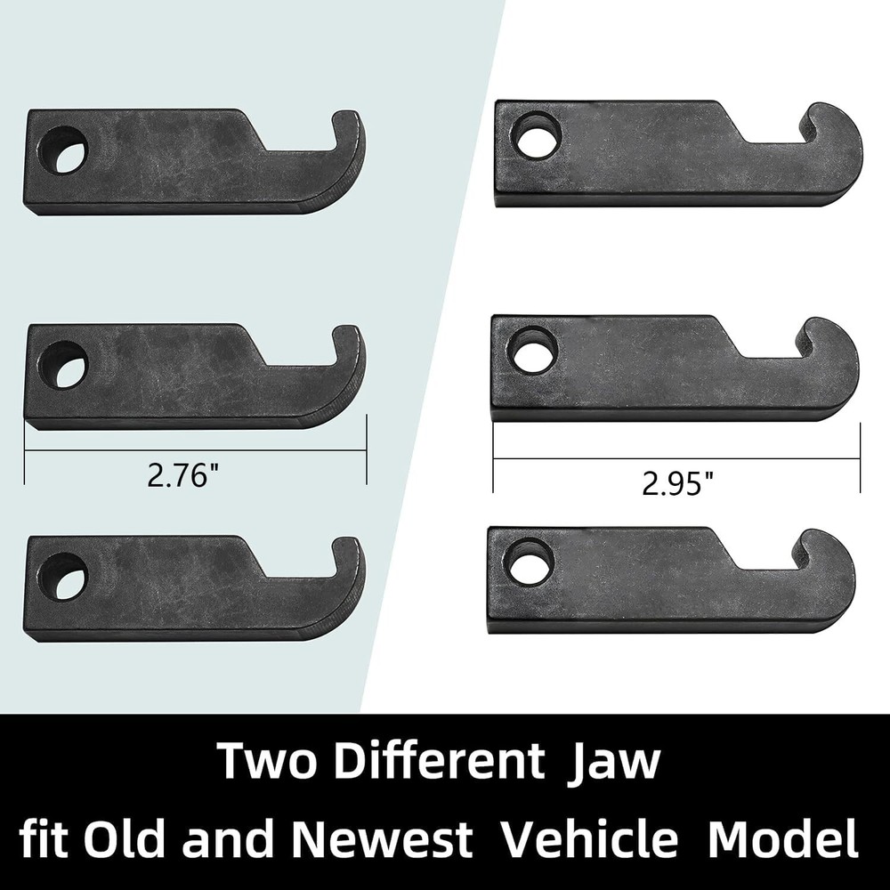 Harmonic Balancer Damper Pulley Remove Extractor Kit Compatible with Ford, GM...