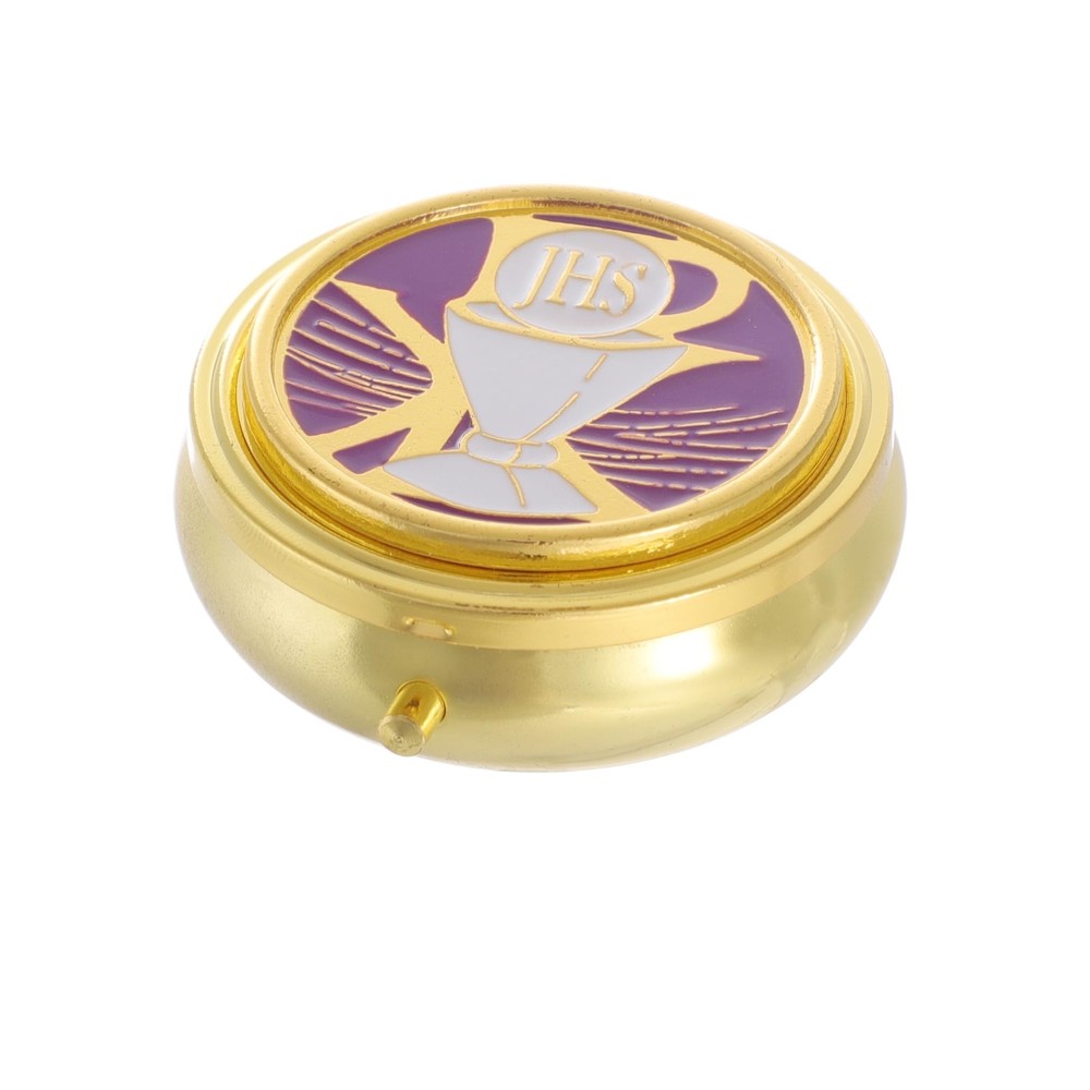 KOMI Pyx for Communion Host Catholic, Baptism Keepsake Box, Unique First Comm...