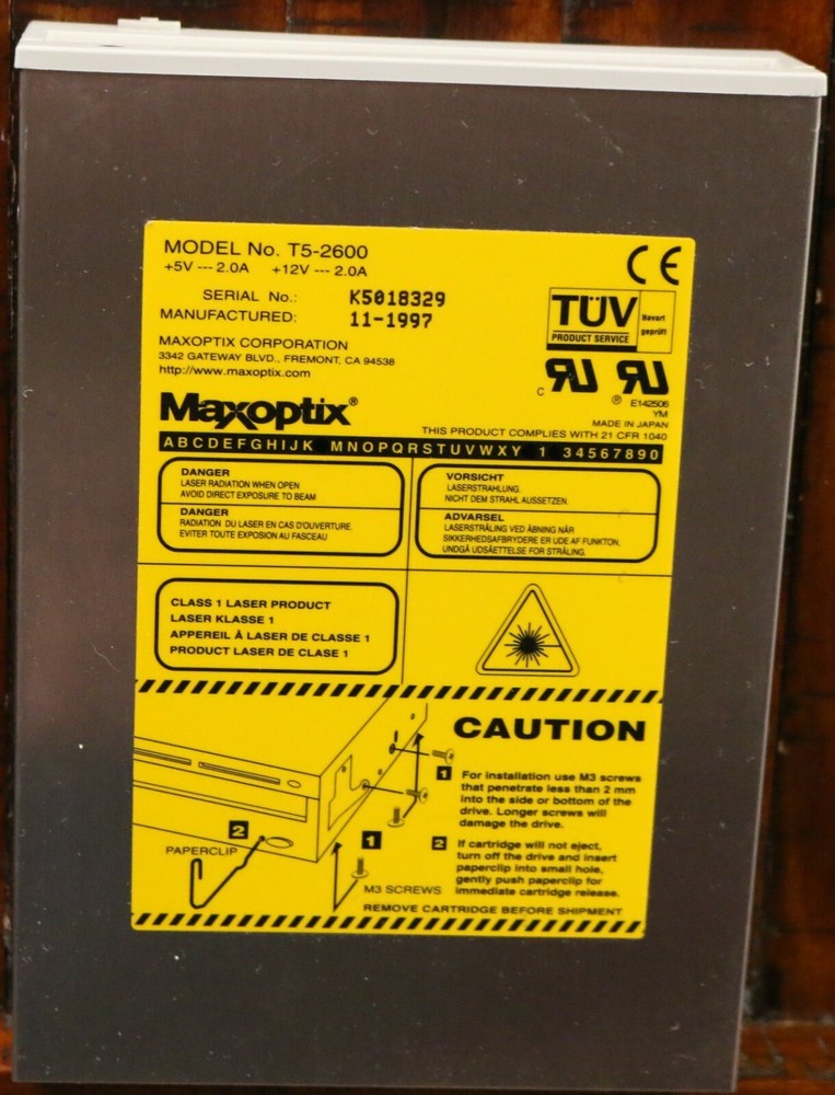 Maxoptix T5-2600  Internal Optical  Drive