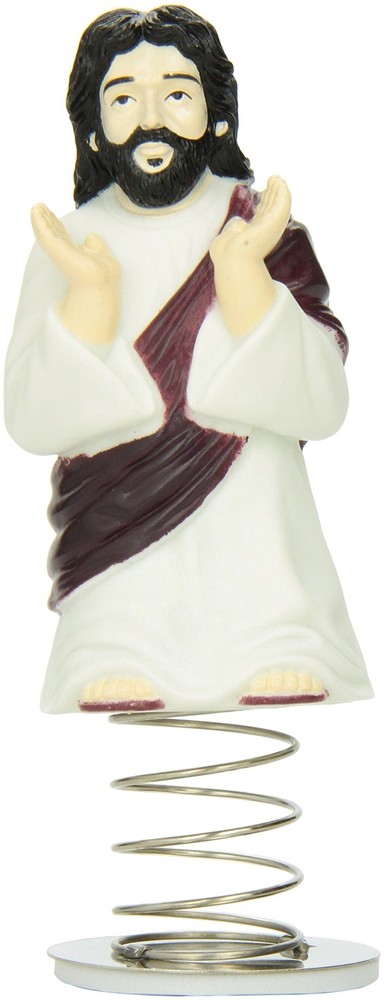 Accoutrements Dashboard Jesus One-Size, White