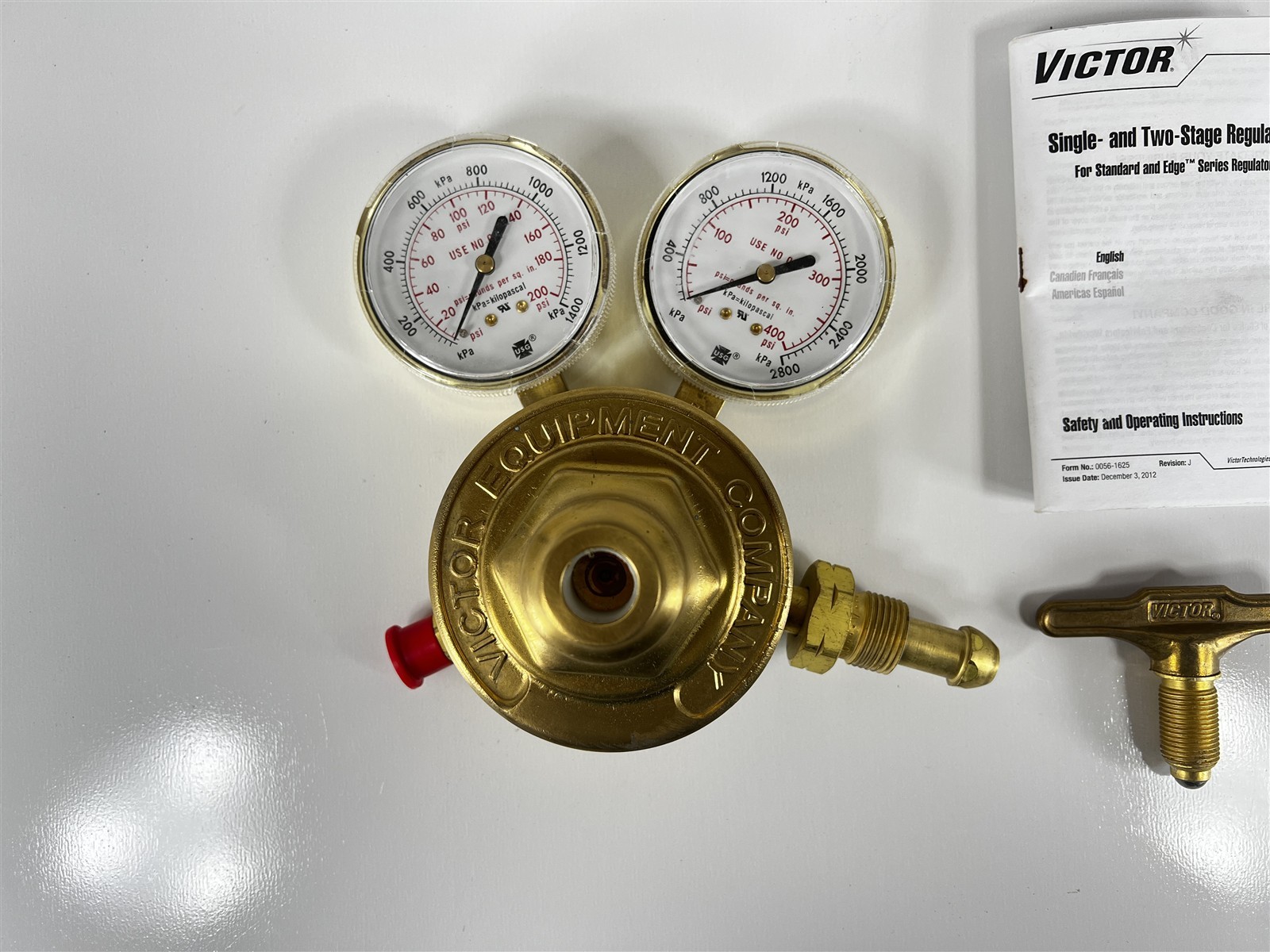 Victor SR 461D-510 Heavy Duty Liquefied Petroleum Gas Single Stage Regulator