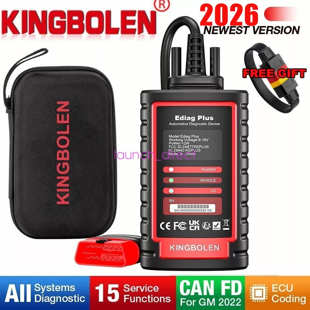 KINGBOLEN Ediag Plus Bluetooth Scanner All System Bidirectional Test OBD2 Tools