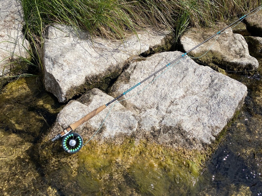 Rainbow Trout Fly Rod Cork Grip