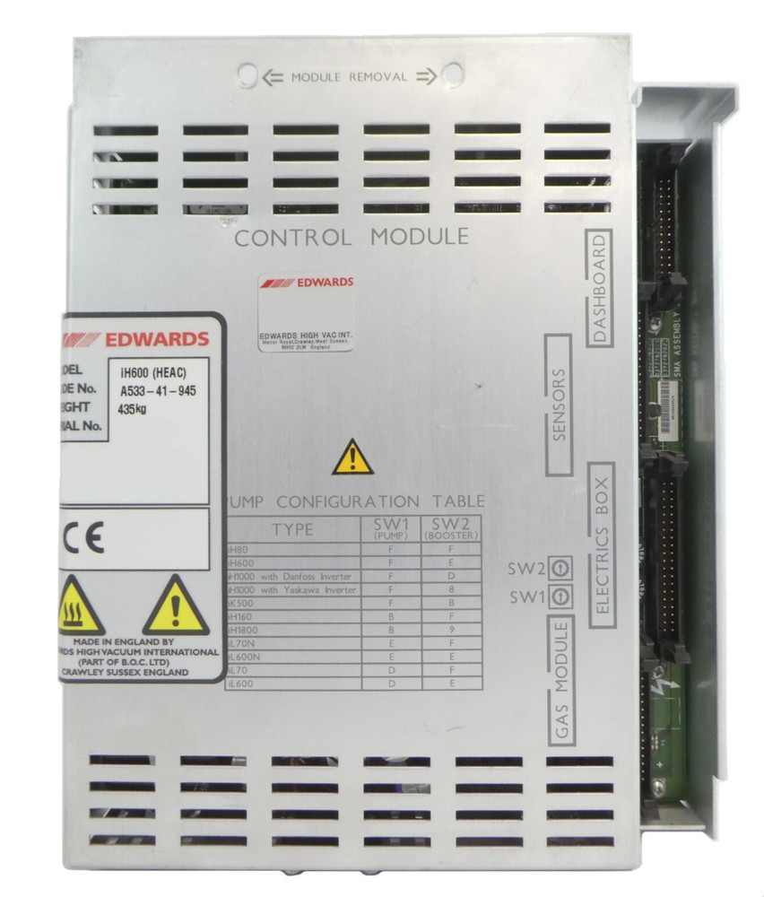 Edwards A533-41-945 Vacuum Pump Control Module iH600 (HEAC) Working Surplus
