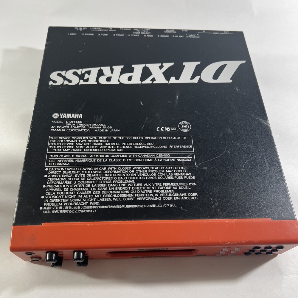 YAMAHA DTXPRESS DRUM TRIGGER MODULE W/POWER ADAPTER