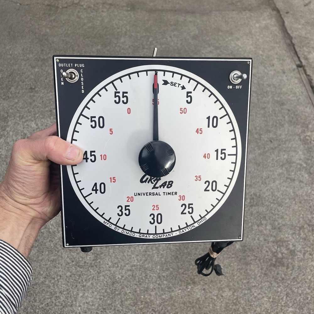 Vintage Gra Lab Universal Timer Model 165 TESTED & WORKS