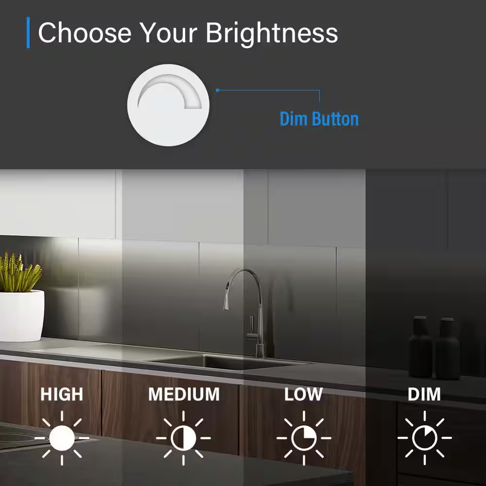 16 Ft. Plug-In White Strip Light Cuttable Linkable Integrated LED Color Changing
