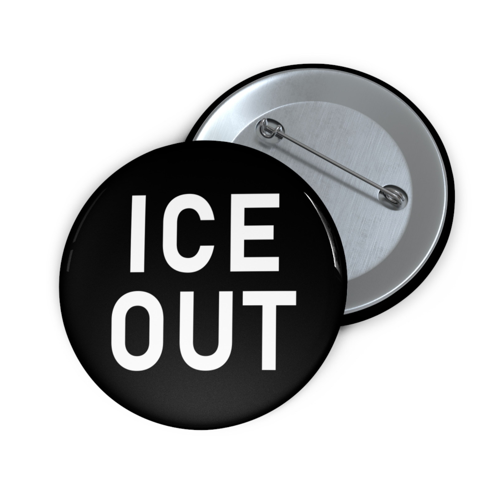 ICE Out Button Choose Your Size Small to Large Anti Trump Immigration Protest