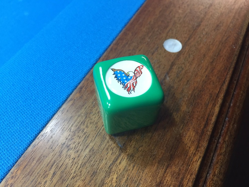 USA Eagle Billiard Pool Cue Tip Chalk Holder Table Chalker