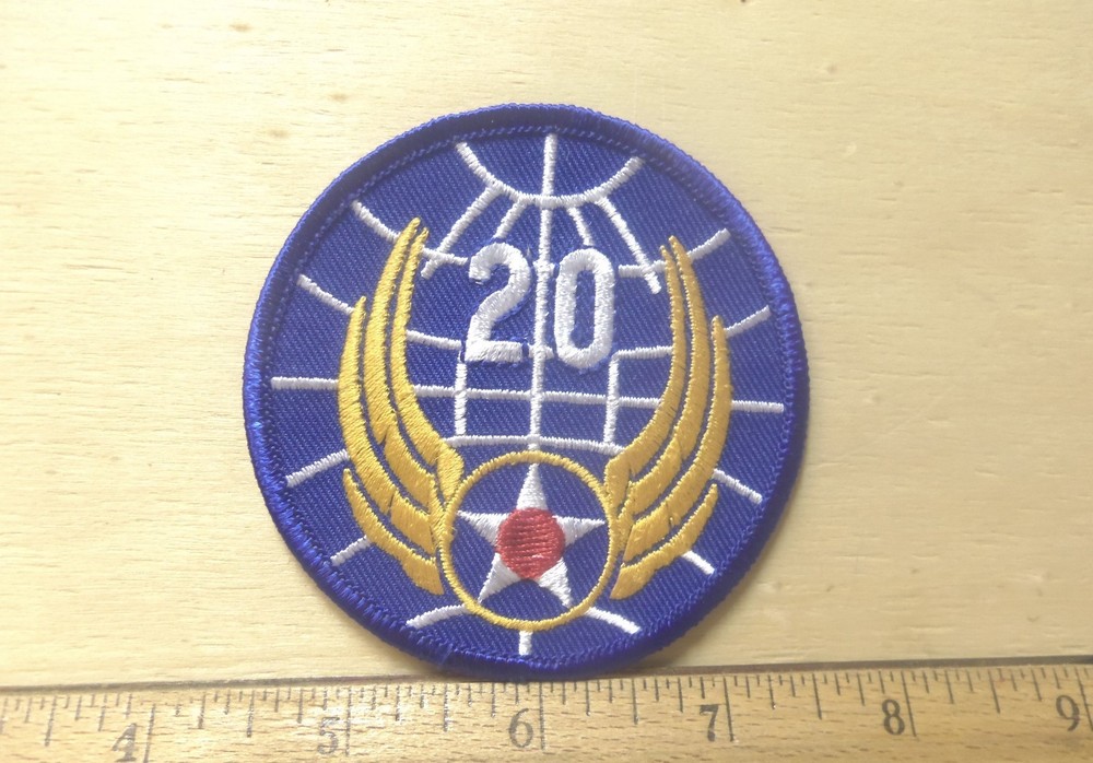 US Air Force - 20th Air Force Embroidered Patch