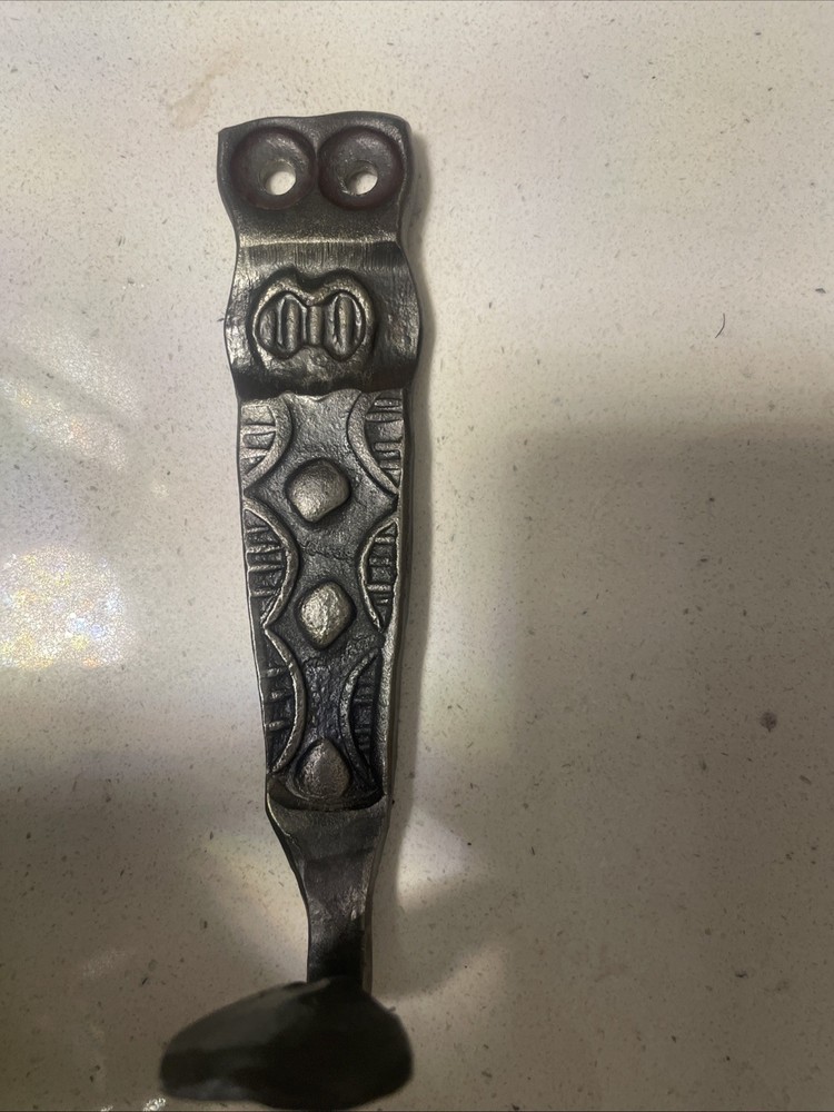 Rustic Wrought Iron Monster? Wall Hook Animal