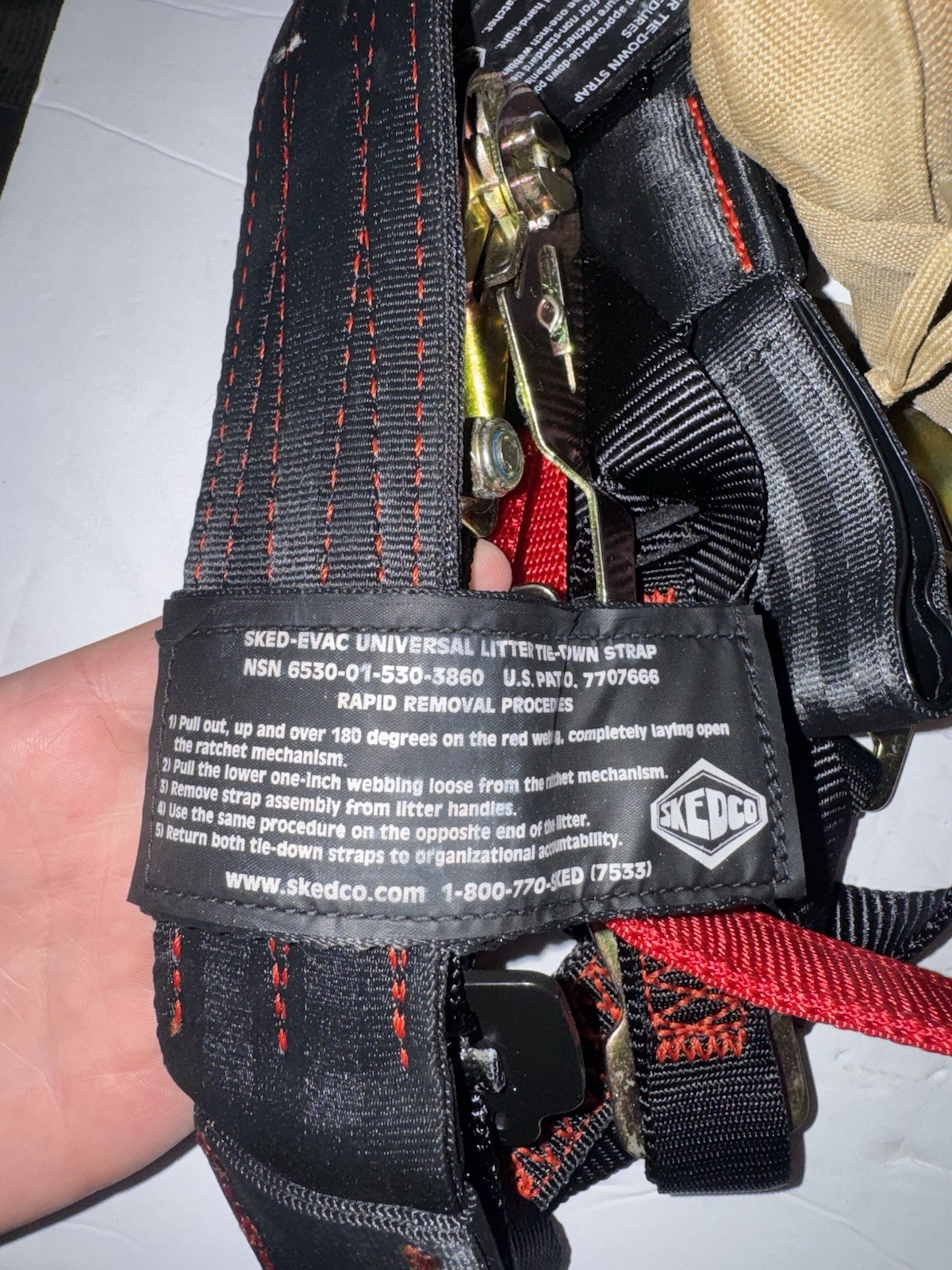 MILITARY FOLD UP LITTER AND BAG AND X2 Straps MILITARY SURPLUS MEDICAL