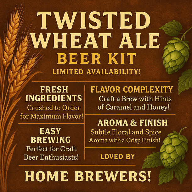 Label Peelers Twisted Wheat Ale Beer Kit