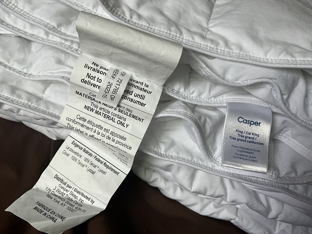 Casper Lightweight Down Alt Duvet