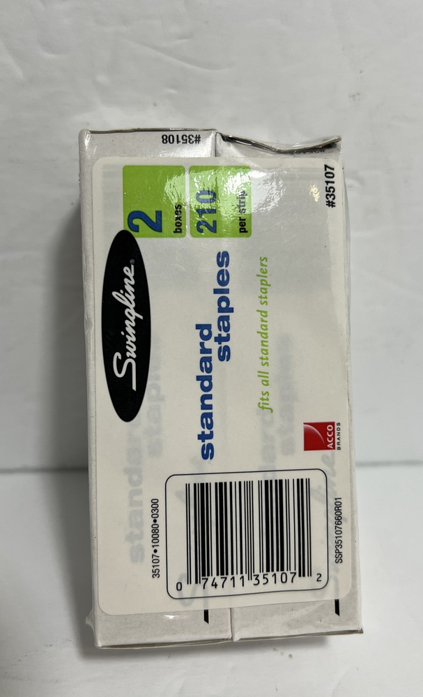 Swingline Standard Staples 2 Pack 10000 Total