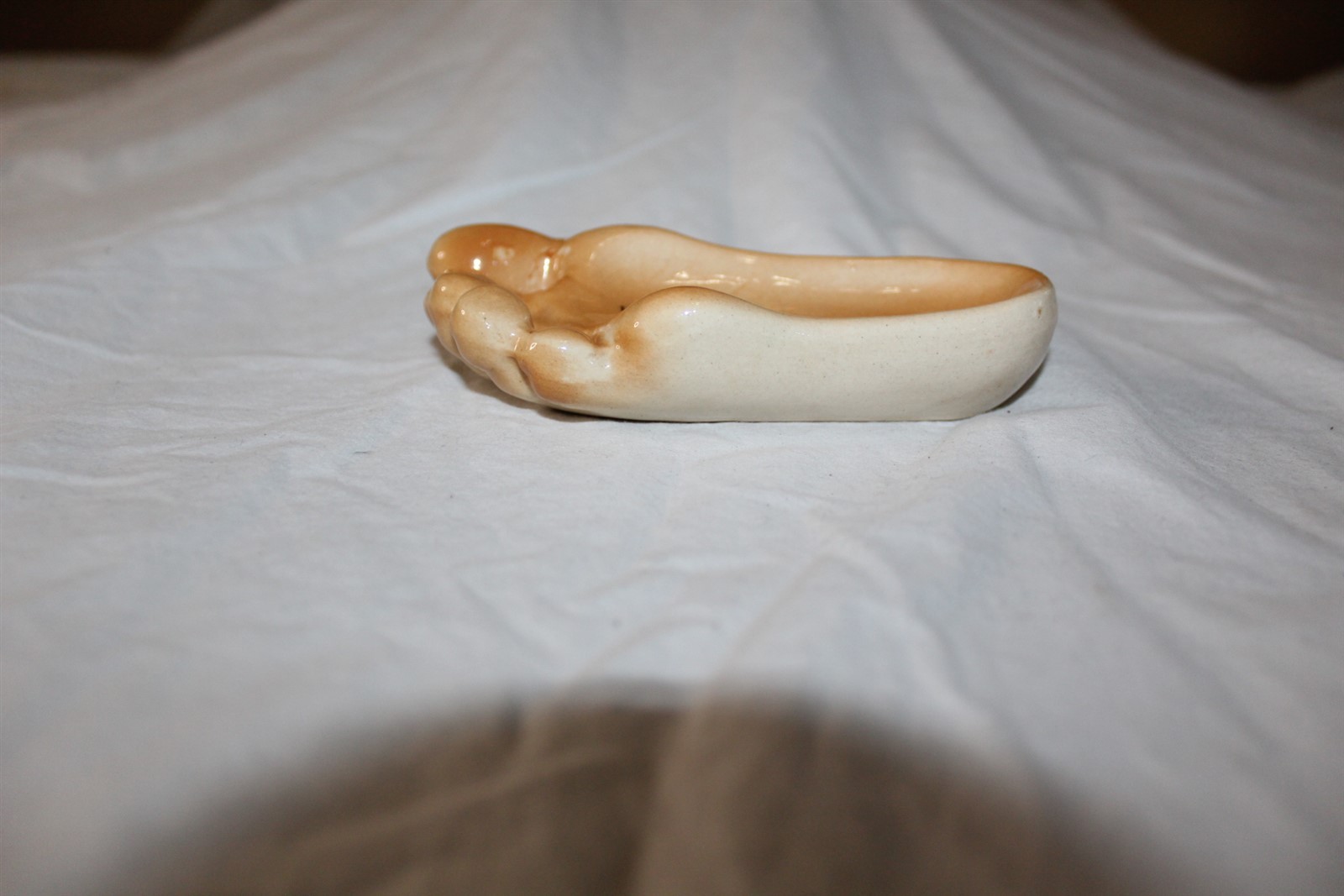 Ceramic Souvenir We Got A Kick Out Of Florida 5" Footprint Vintage