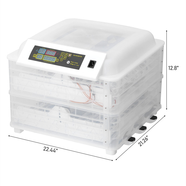 New 112 Eggs Incubators for Hatching Eggs Automatic Turning Temperature Control