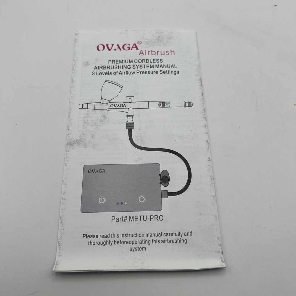 OVAGA 32PSI Airbrush Kit with Compressor, Rechargeable Multi-Function open box