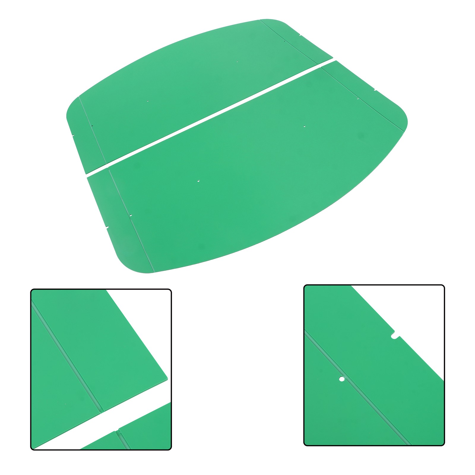 For John Deere 2" x 2" or 2" x 3" ROPS Tuff Top Tractor Canopy 52" X 52" Green