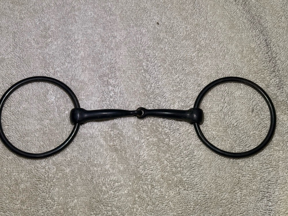 Snaffle Horse Bit 4.50 Inch Loose Ring Thin Snaffle Bit