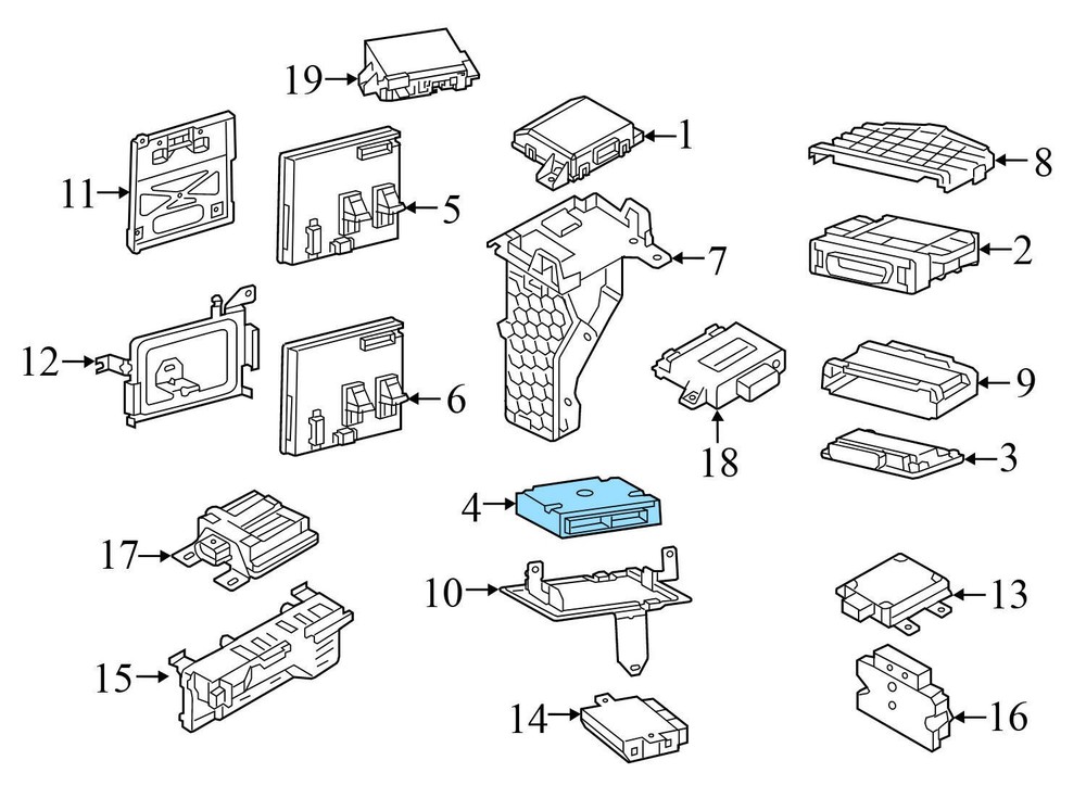 2011-2014 PORSCHE CAYENNE - REAR VIEW / Backup Camera Control Module