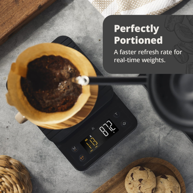 Coffee - Kitchen Digital Scale with Timer Small, Espresso , Food Scale