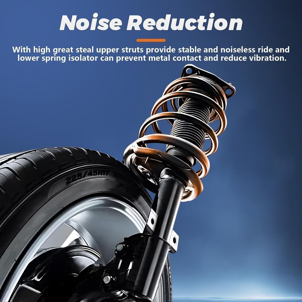 2PCS Front Shock Absorbers & Coil Spring Assembly Compatible for 2013-2017 Ho...