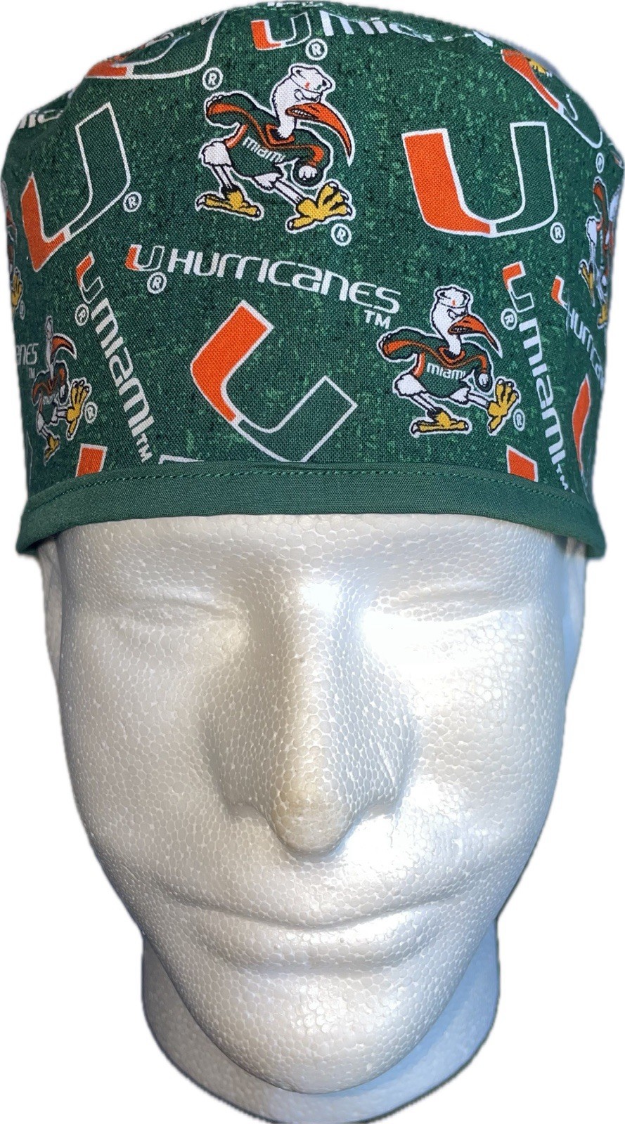 NCAA University Of Miami Hurricanes Scrub Hat Chemo Cap