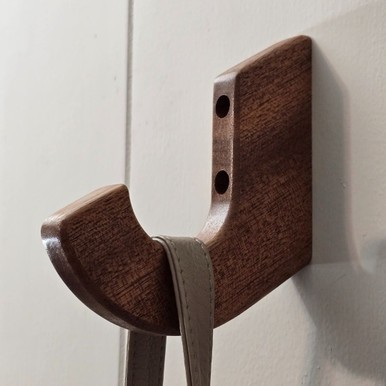 Wall Hook for Purse | Solid Mahogany