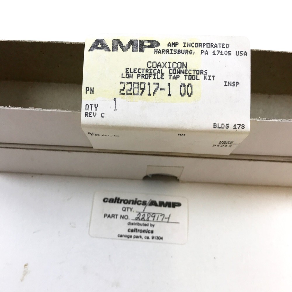 AMP Installation Tool Kit 228917-1 Coaxicon Electrical Connector Low Profile