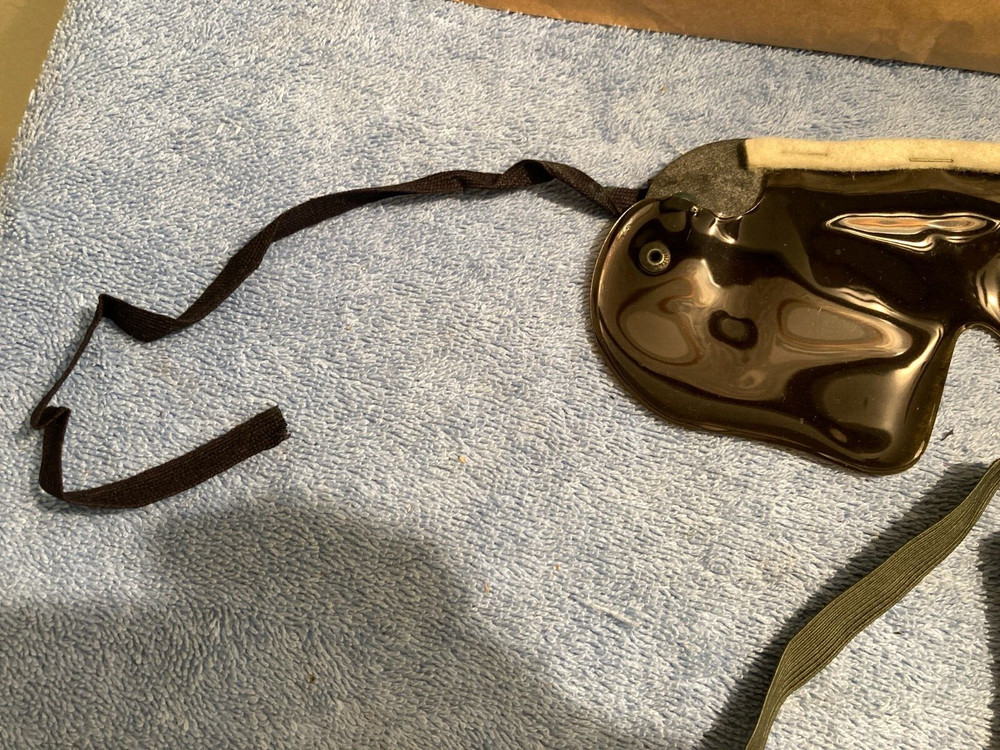 VINTAGE NOS WWII USMC EYE SHADE MAYFAIR PLASTICS MEDIUM SMOKY & CLEAR PROTECTION