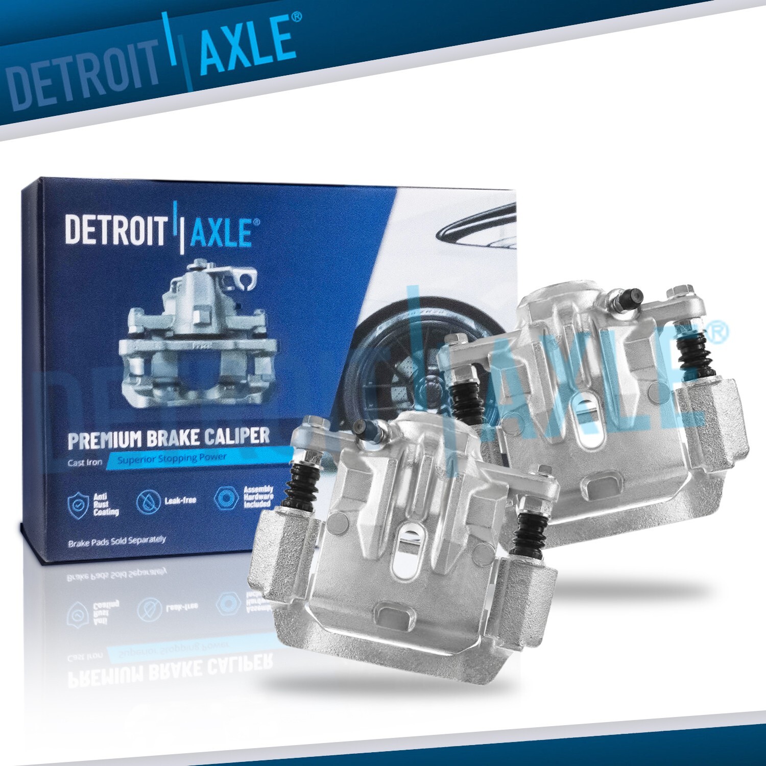 Rear Left Right Brake Calipers w/ Brackets for Subaru Crosstrek Forester Impreza