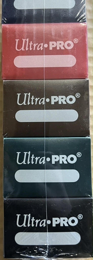 Ultra PRO  Deck Box Multicolor Plastic Flap, 1-Compartment 5 Boxes