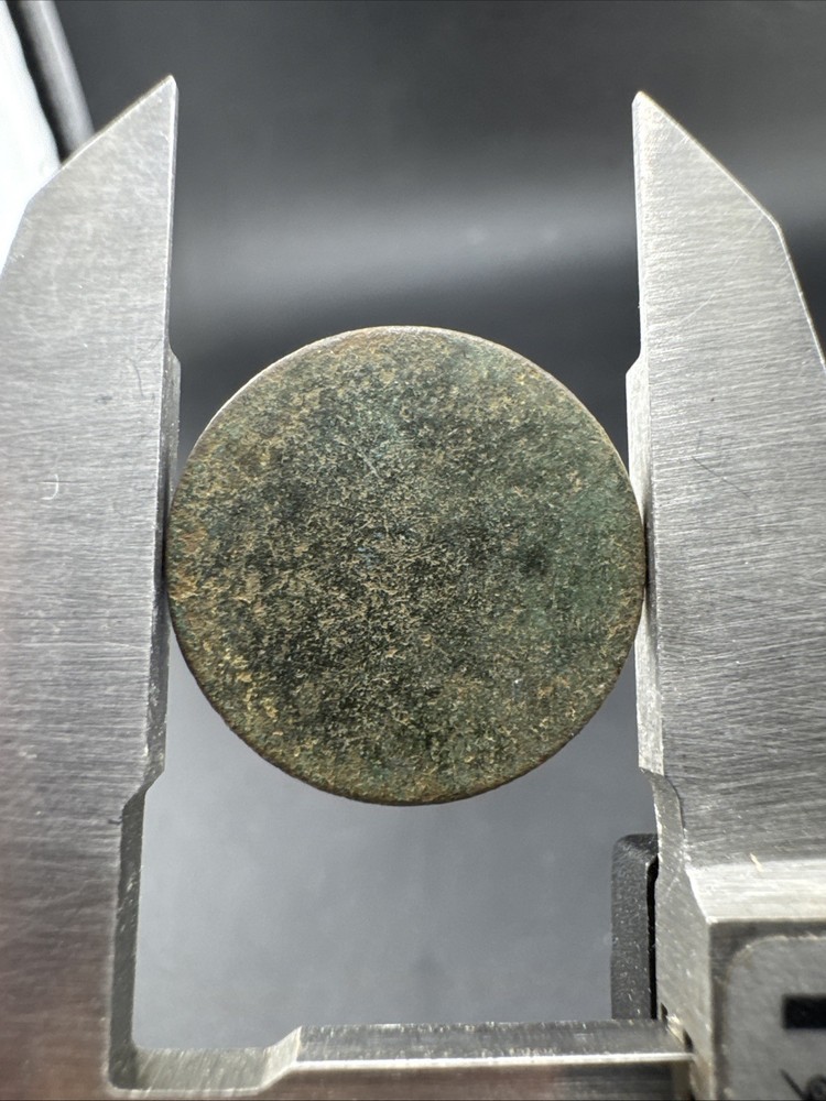 Colonial Button Found In Virginia Flat Button #55 BM LONDON