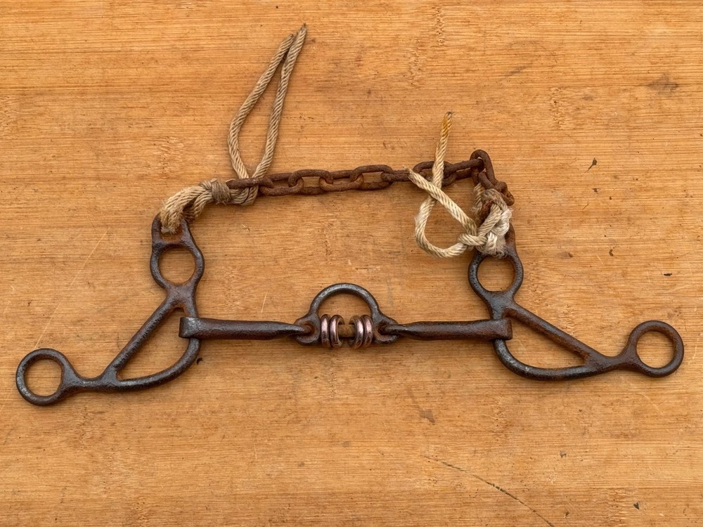 Dutton Bits 3-Piece Floating Copper Wire Gag Bit ~5 1/2" Mouth