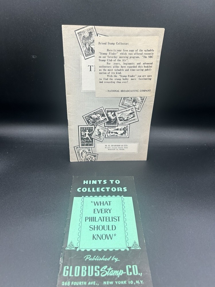The Stamp Finder 1949 and Hints To Collectors 1950