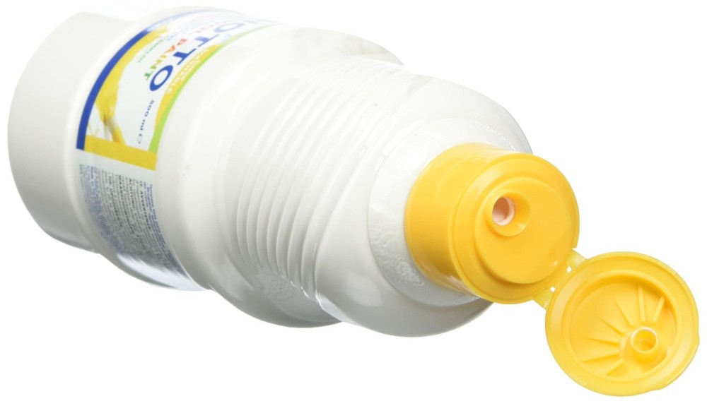 GIOTTO SCHOOL PAINT 500ML WHITE